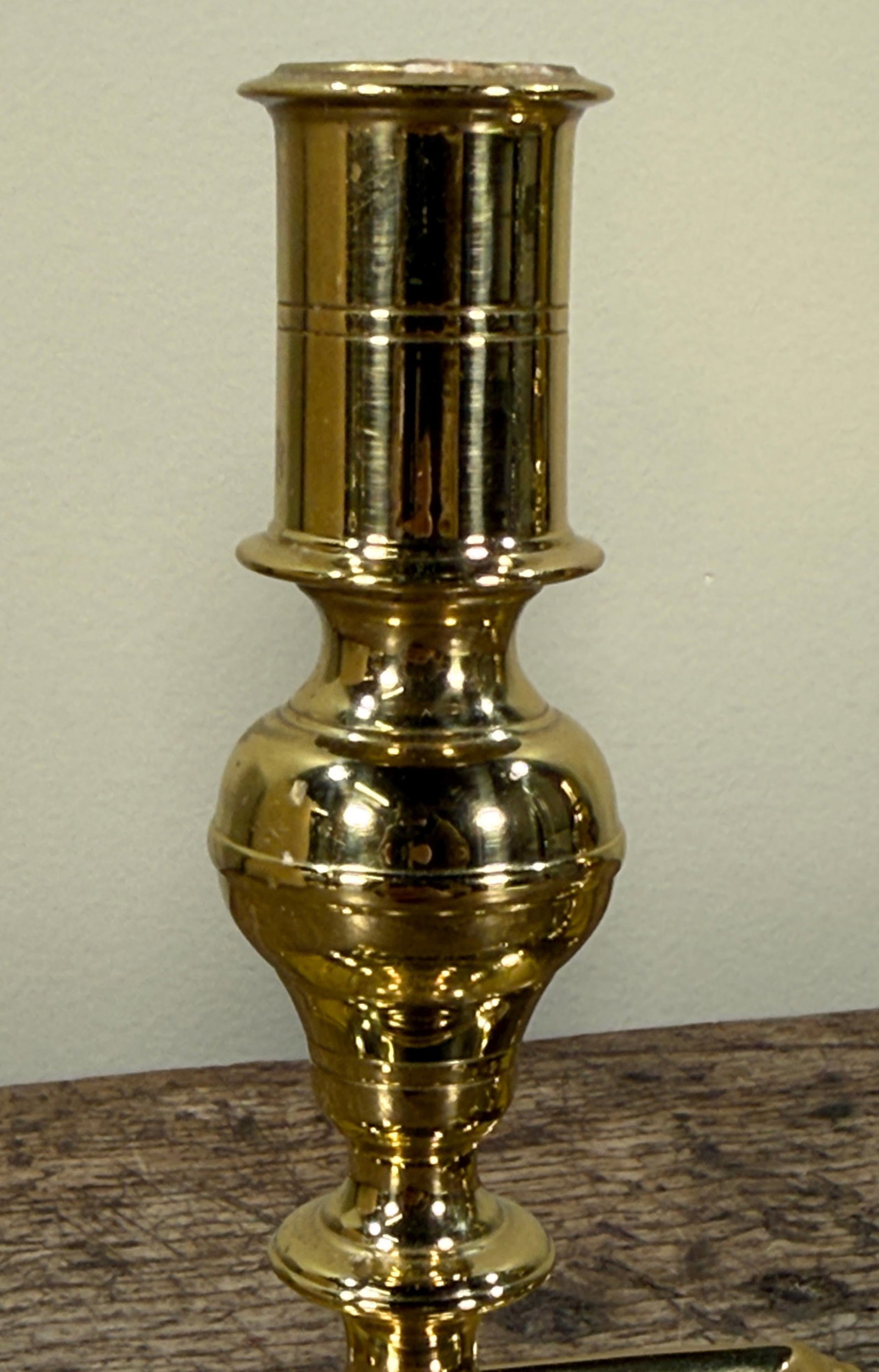 Vintage Virginia Metalcrafters Brass Candlesticks for Colonial Williamsburg - A Pair - 5