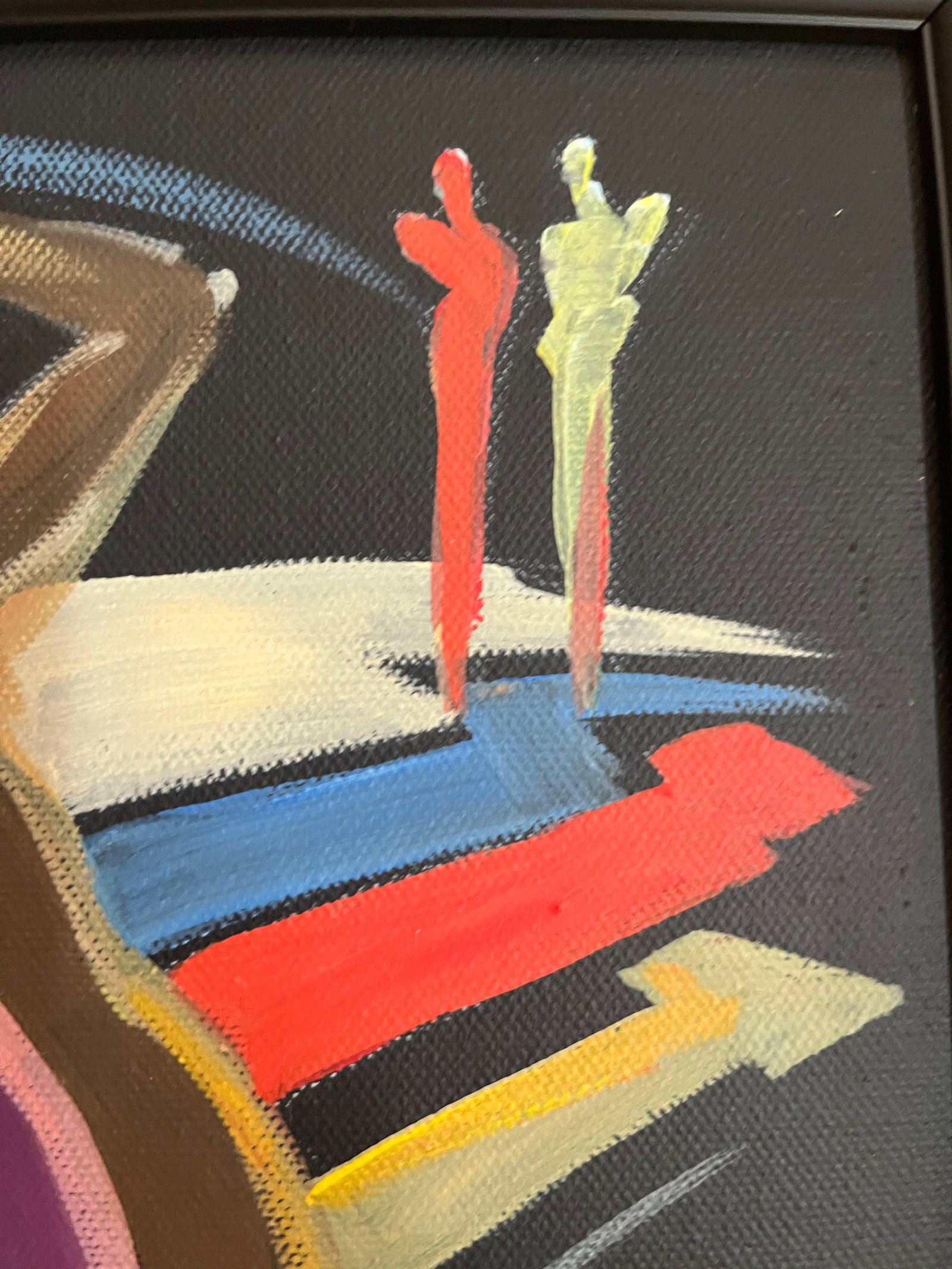 Tango in the Moonlight by Alfred Cockel, Original Acrylic on Canvas - 4