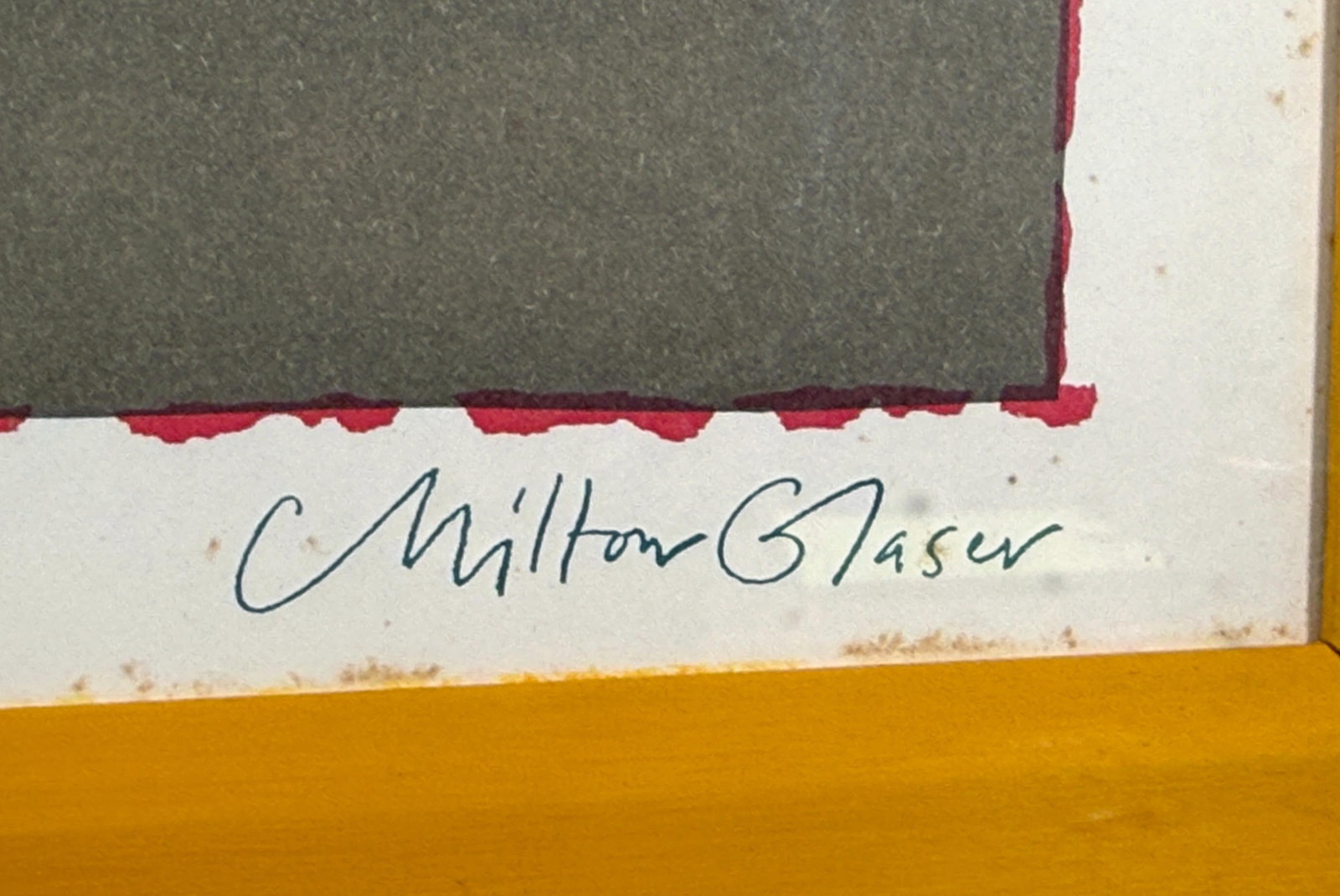 Vintage Original Milton Glaser Lithograph Print / Poster for Long Wharf Theatre 25 Years - 7