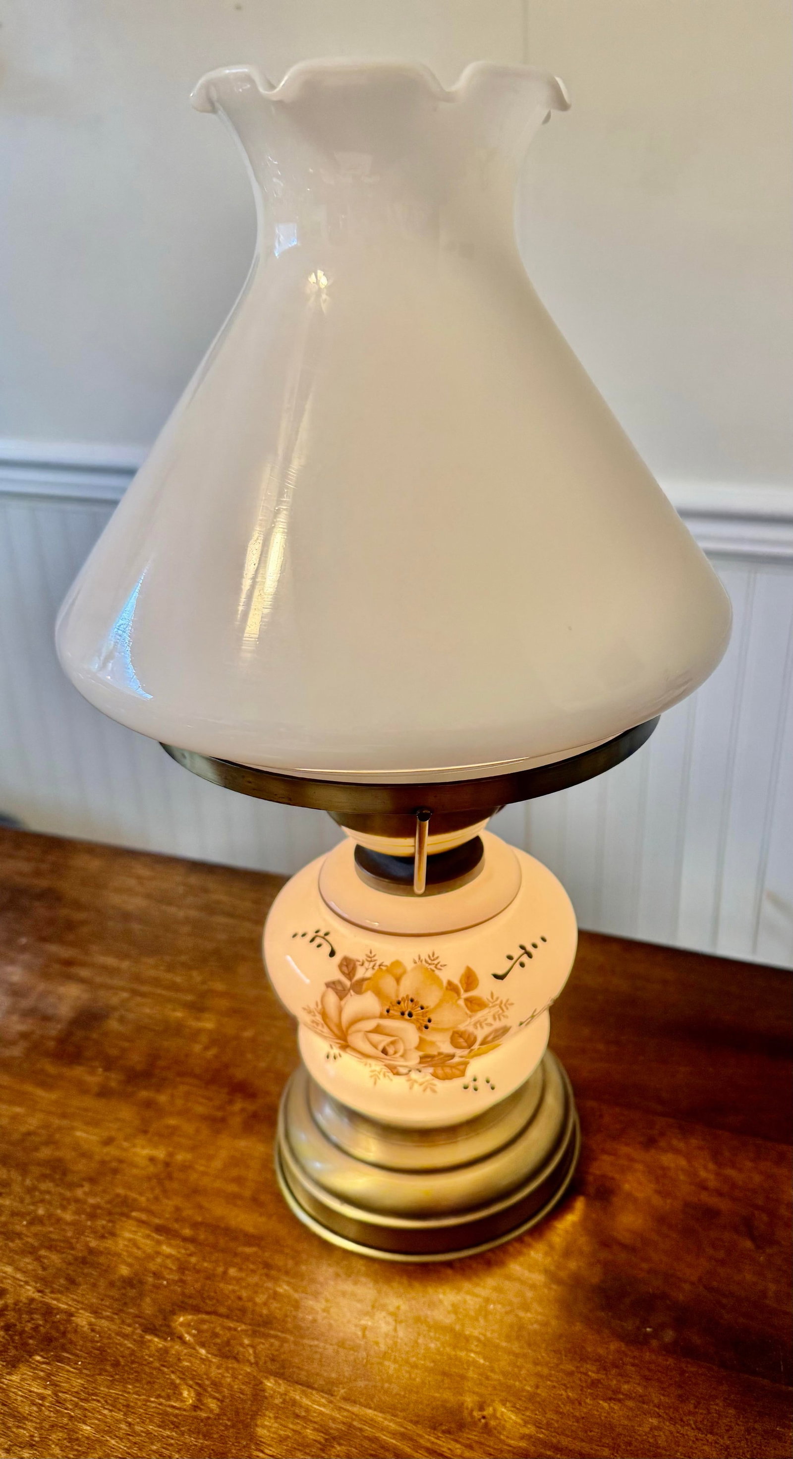 Late 20th Century Leviton Hurricane Lamp - 2