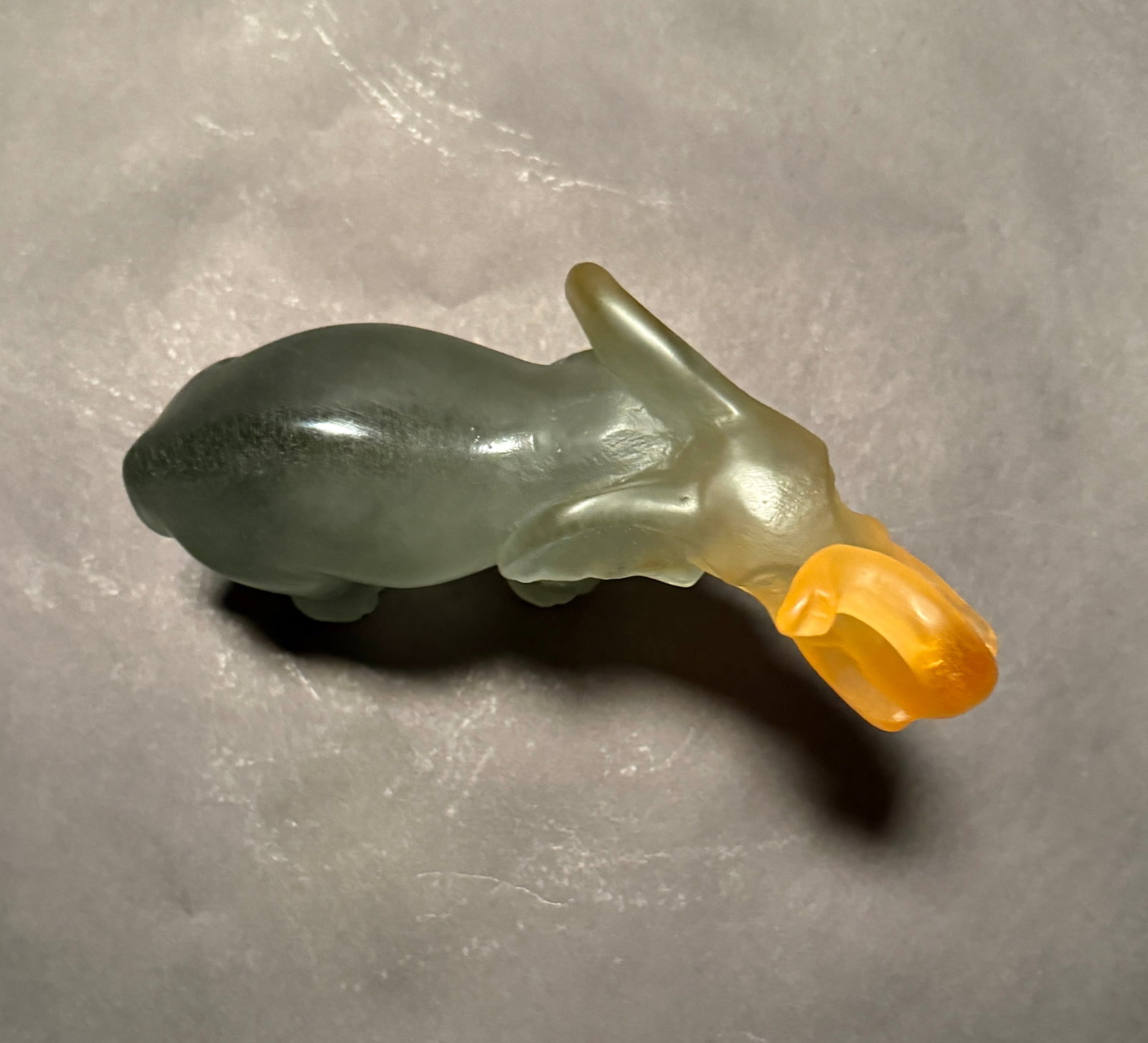 Daum France Pâte De Verre Frosted Glass Elephant Sculpture - 5