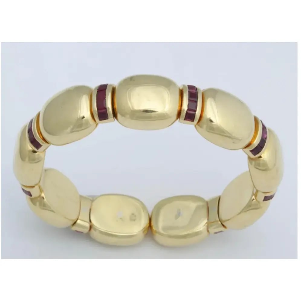 Faraone 18kt Gold Expandable Cuff Italian - 4