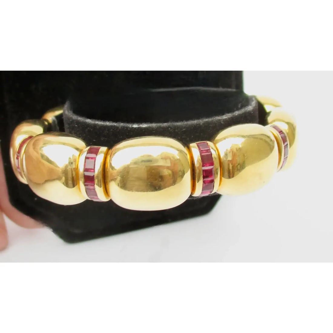 Faraone 18kt Gold Expandable Cuff Italian - 7