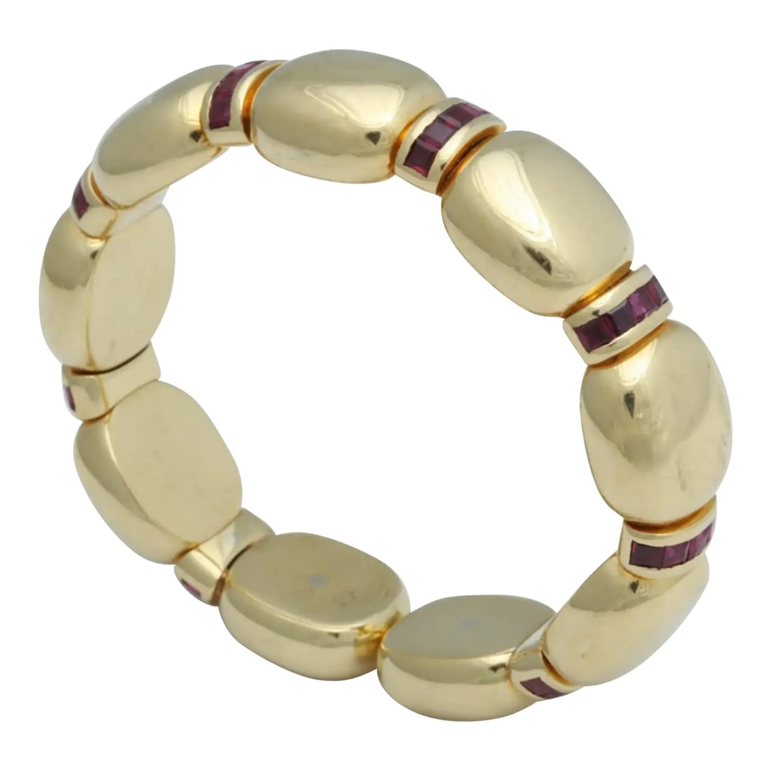 Faraone 18kt Gold Expandable Cuff Italian - 8