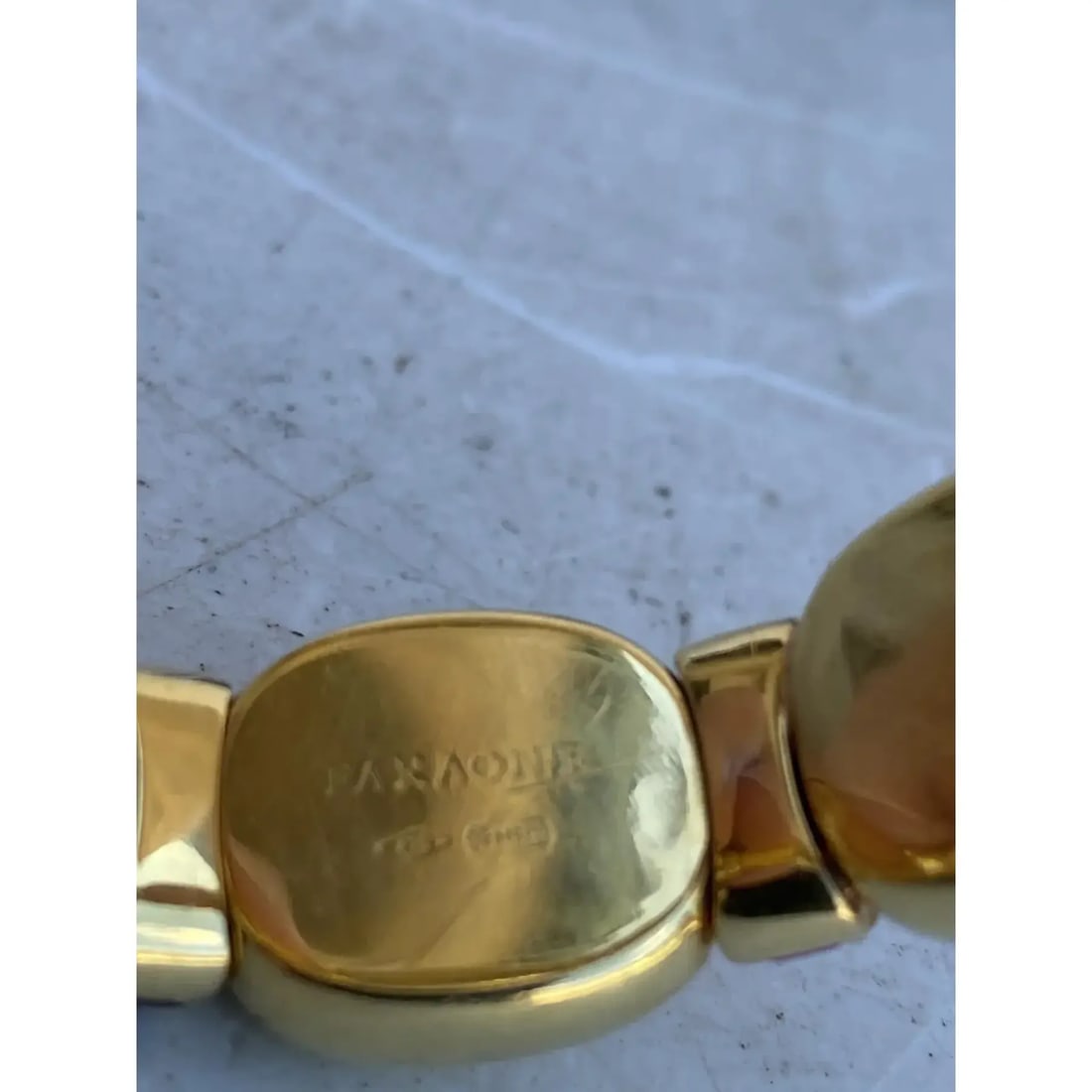 Faraone 18kt Gold Expandable Cuff Italian - 9