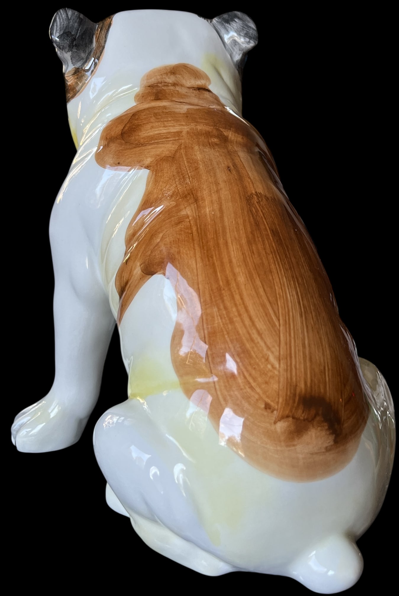 Mid 20th Century Staffordshire Porcelain Pug Hand-Painted English Charm - 7