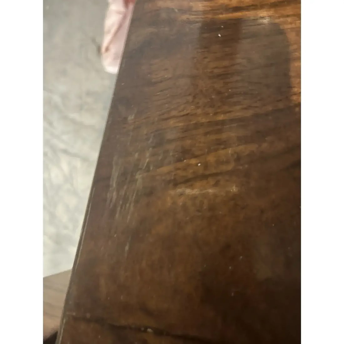 1920s Hungarian Bauhaus Walnut Veneer Two Tier Occasional Table - 11