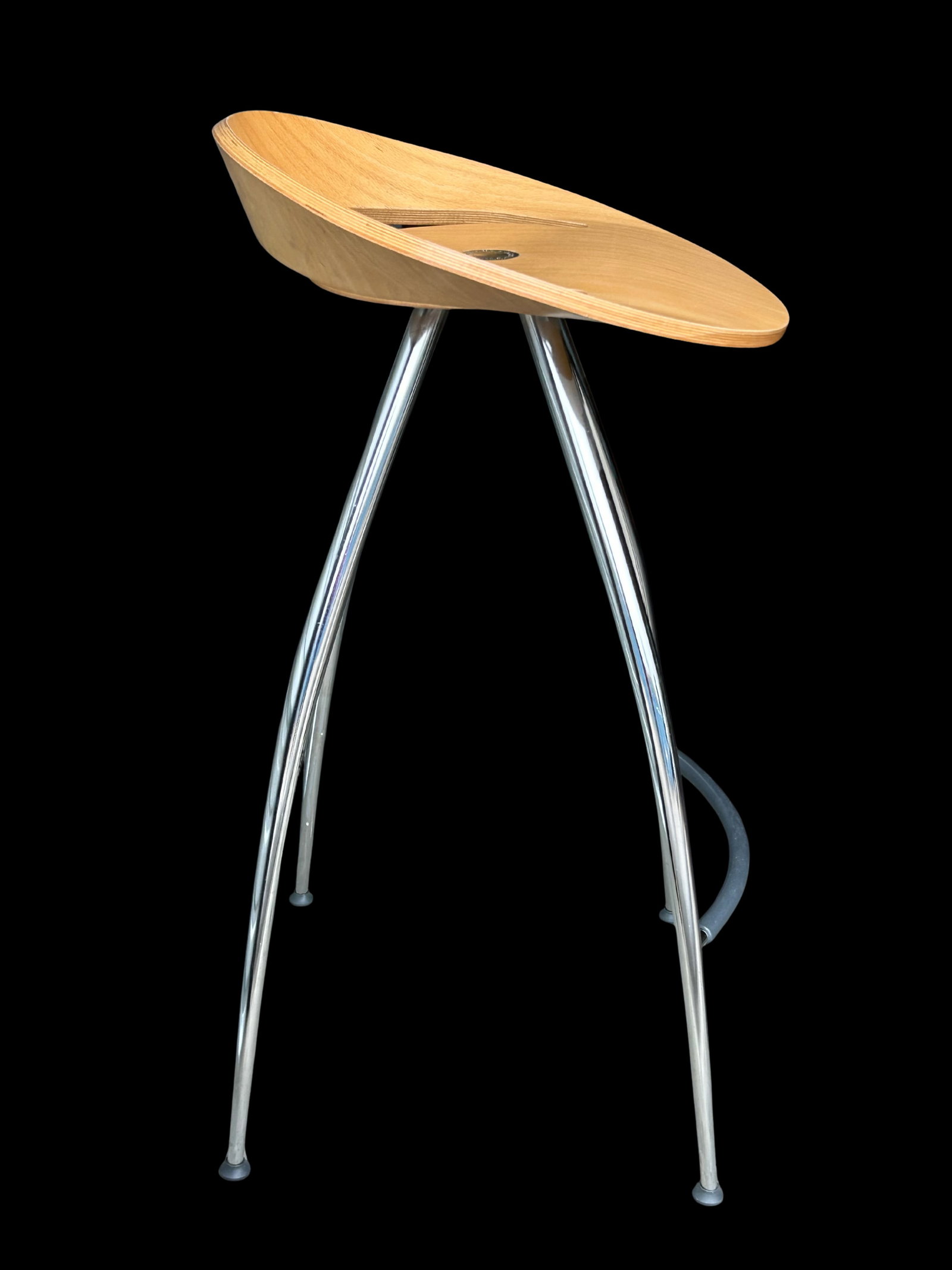 Late 20th Century Magis Lyra Barstool by Design Group Italia – Iconic Italian Modern Chrome & - 17