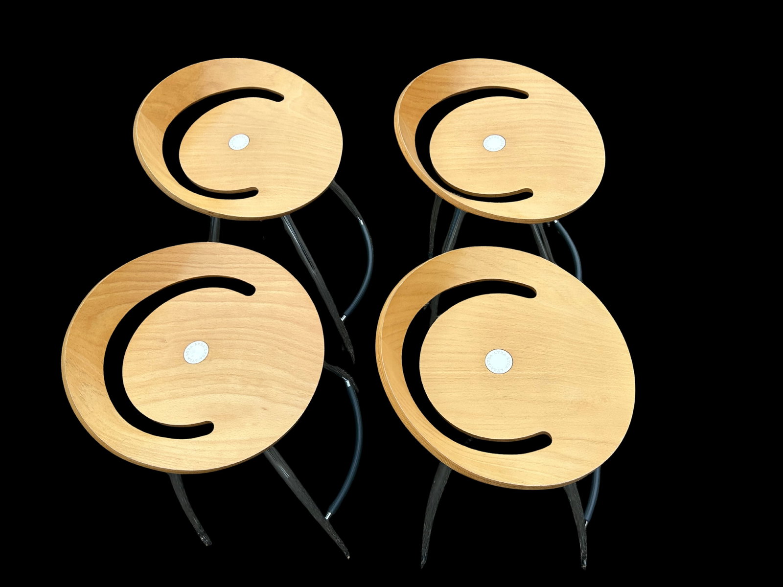 Late 20th Century Magis Lyra Barstool by Design Group Italia – Iconic Italian Modern Chrome & - 8