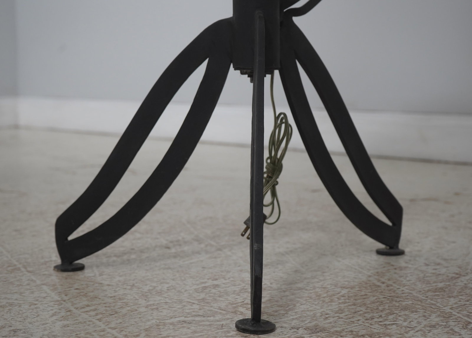 Pair Industrial Studio Crafted Iron Floor Lamps - 7