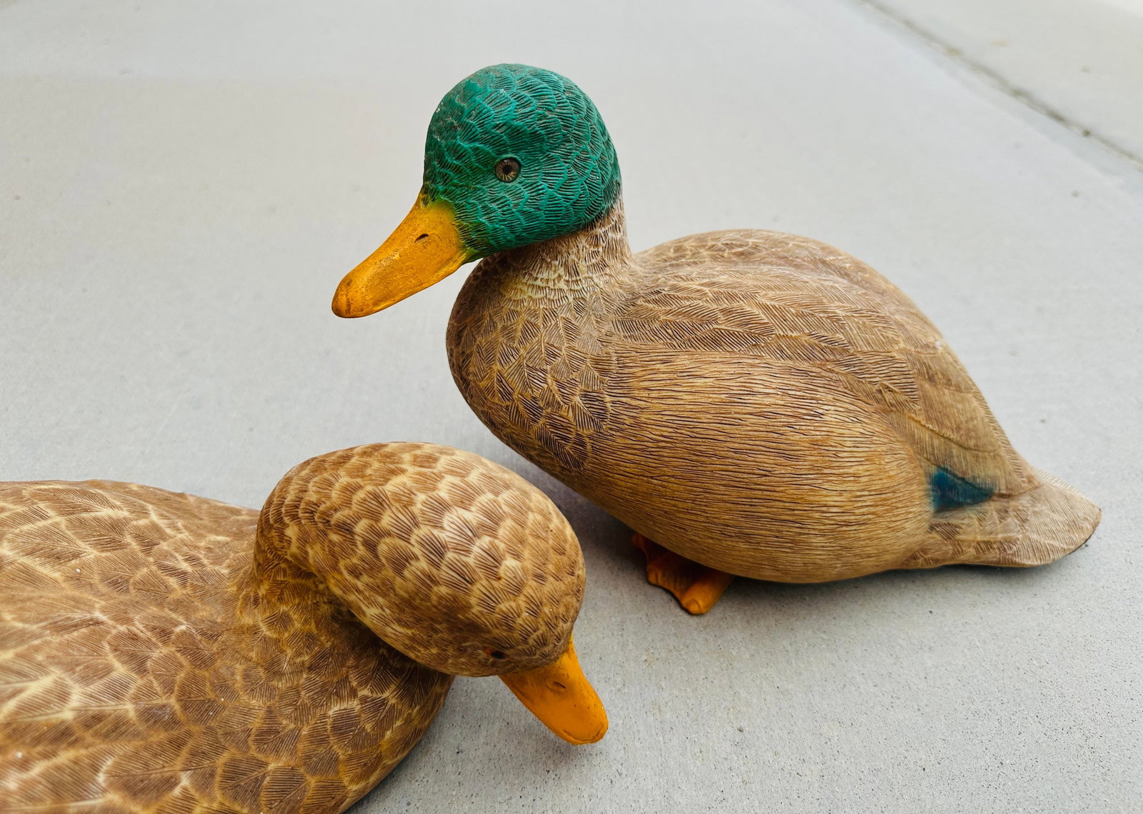 Vintage Pair of Mallard Duck Decoys - 2