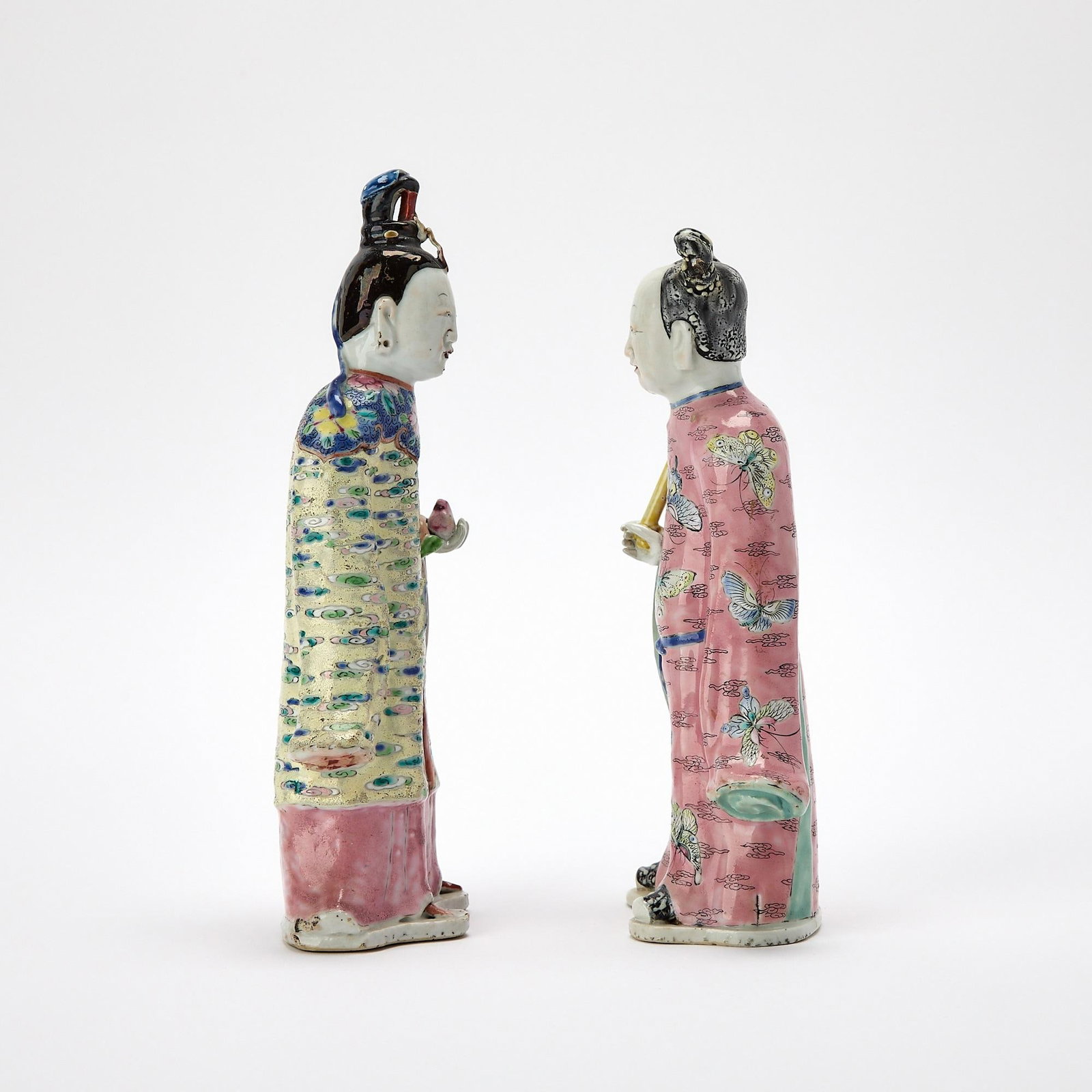 18th-Century Chinese Export Porcelain Figures of Two Immortals - 10