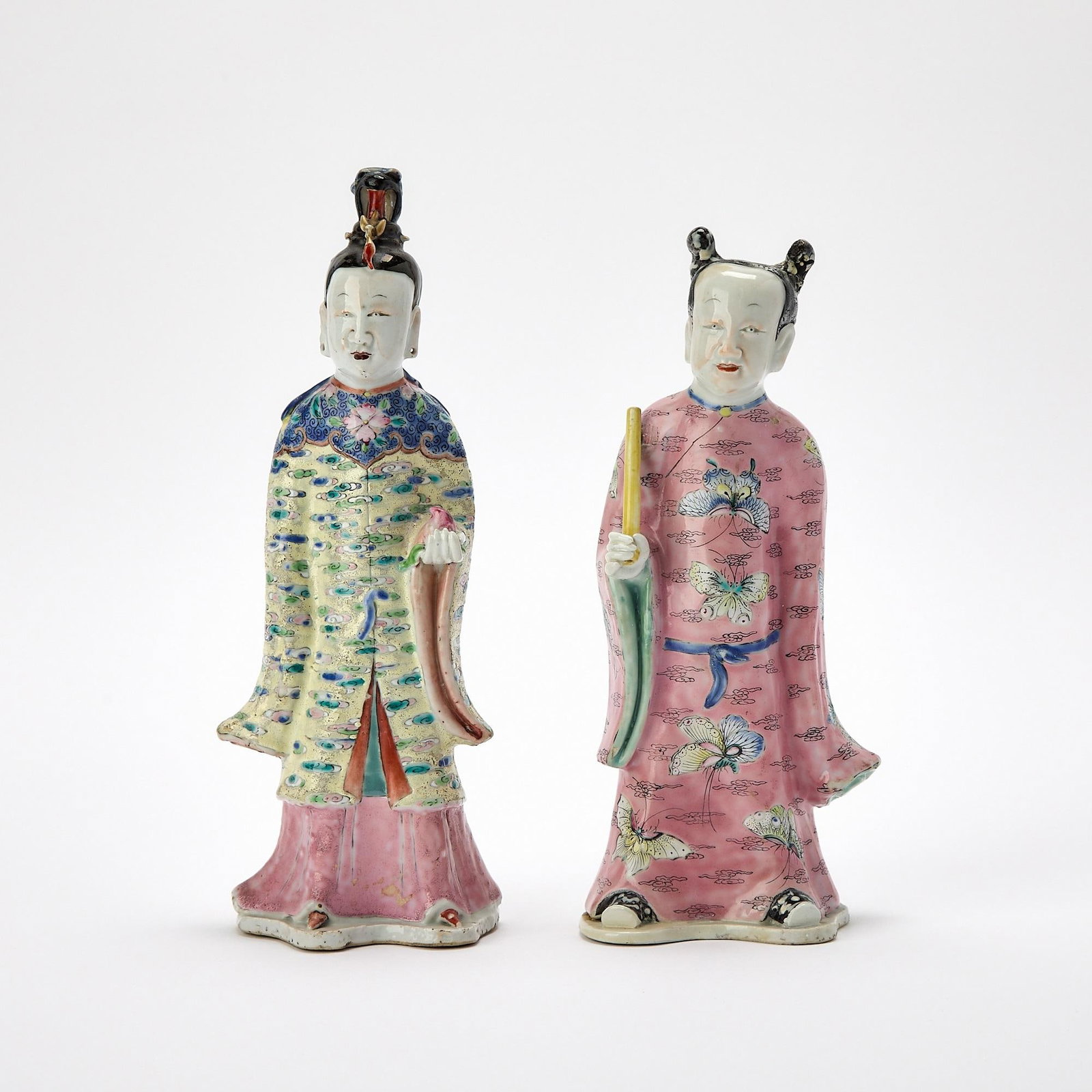 18th-Century Chinese Export Porcelain Figures of Two Immortals - 11