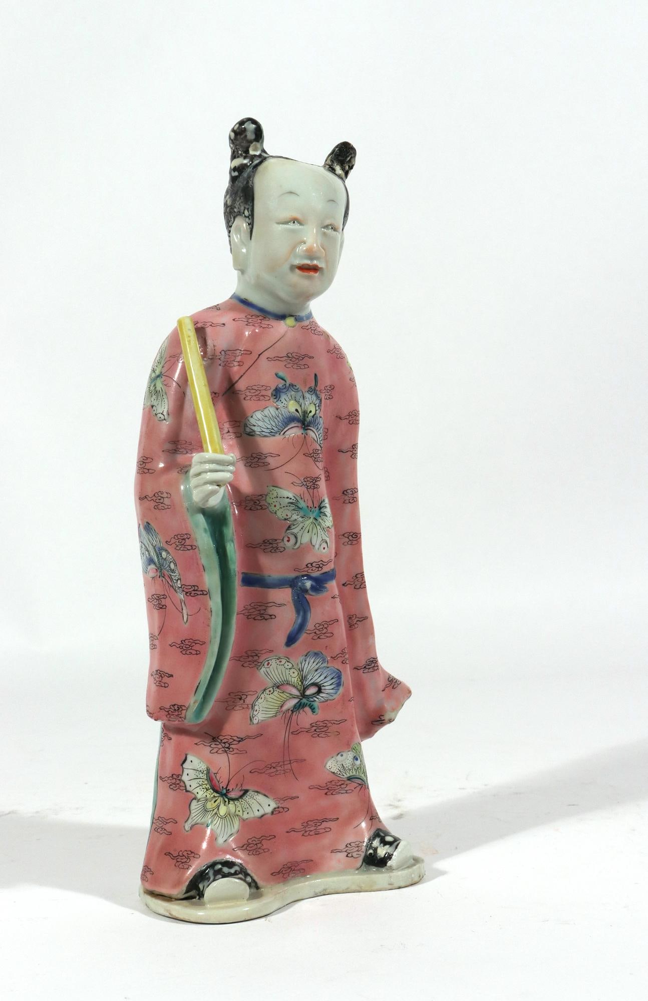 18th-Century Chinese Export Porcelain Figures of Two Immortals - 12
