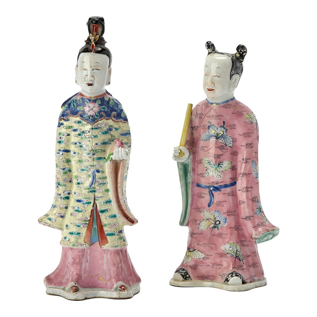 18th-Century Chinese Export Porcelain Figures of Two Immortals (1 of 13)