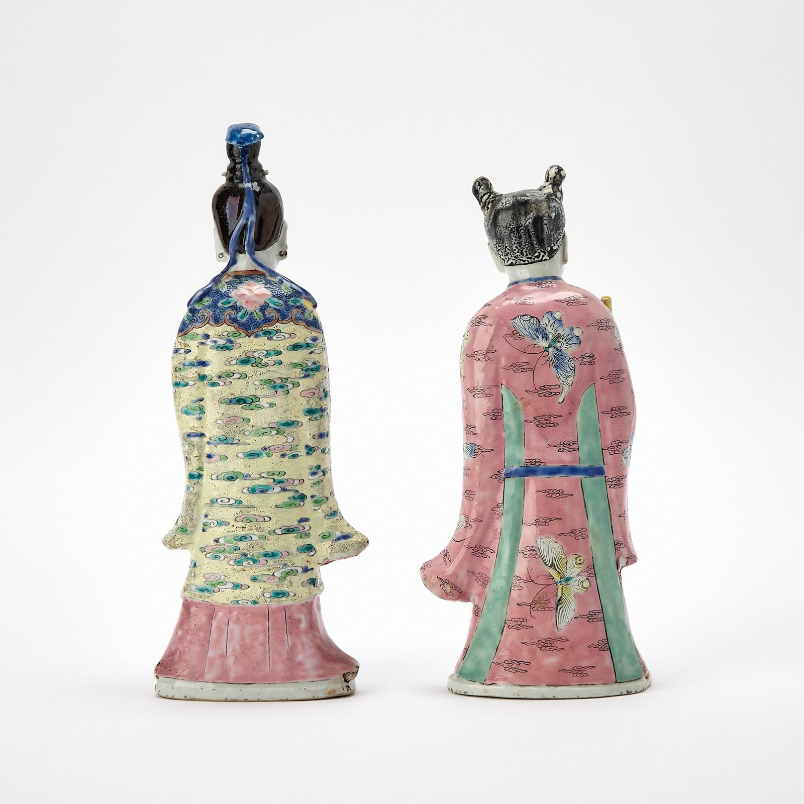18th-Century Chinese Export Porcelain Figures of Two Immortals - 8