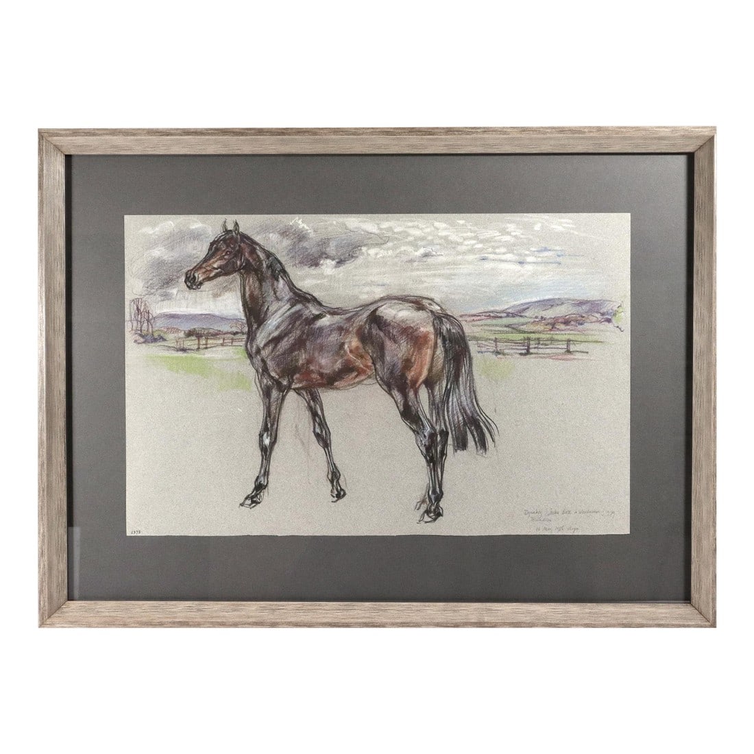 The Equestrian Eye: Original Pastel of a Stallion by Leslie Charlotte Benenson Dated May 16, 1986: The Equestrian Eye: Original Pastel of a Stallion by Leslie Charlotte Benenson Dated May 16, 1986 This beautifully rendered original pastel is another remarkable addition from our curated collection c
