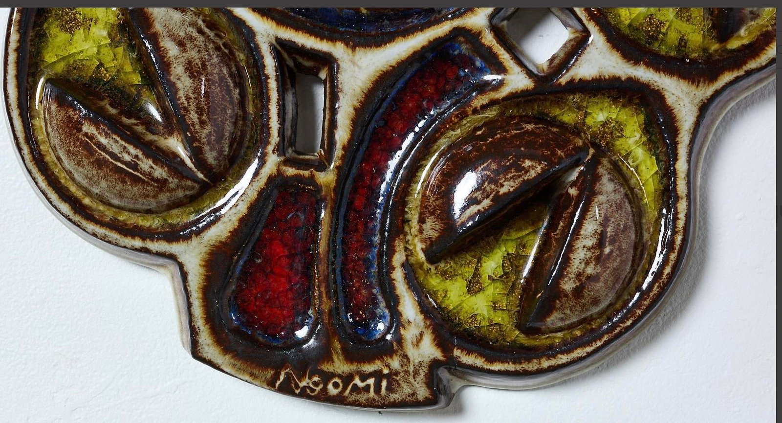 Danish Ceramic Wall Plaque Circa 1960s - 2