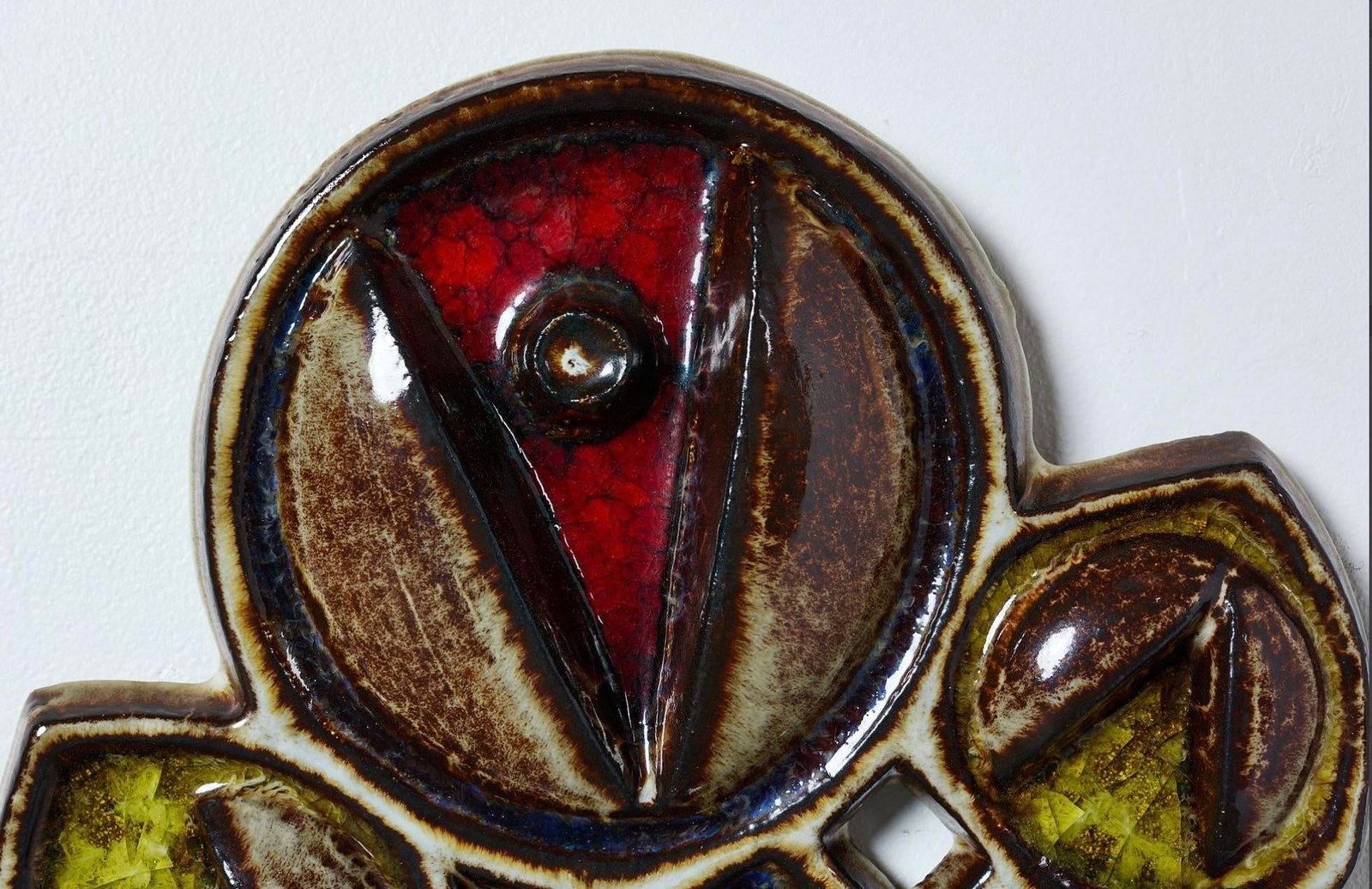 Danish Ceramic Wall Plaque Circa 1960s - 4