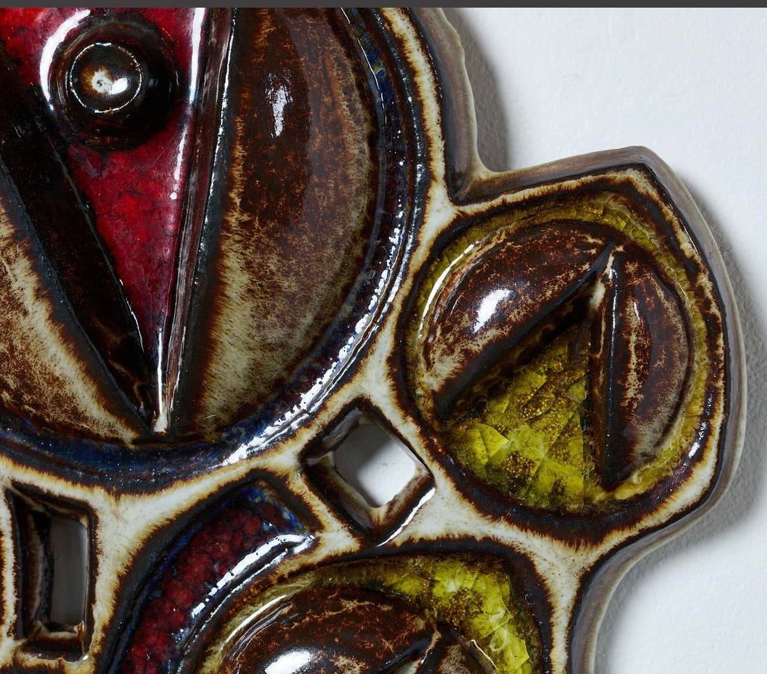 Danish Ceramic Wall Plaque Circa 1960s - 5
