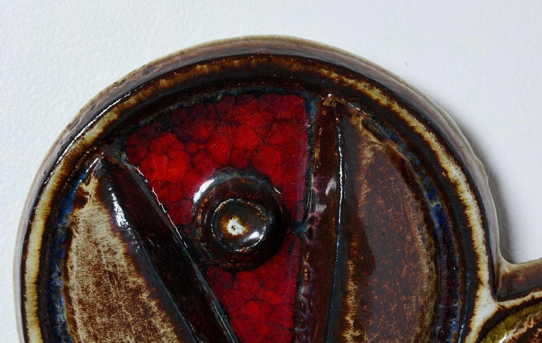 Danish Ceramic Wall Plaque Circa 1960s - 6