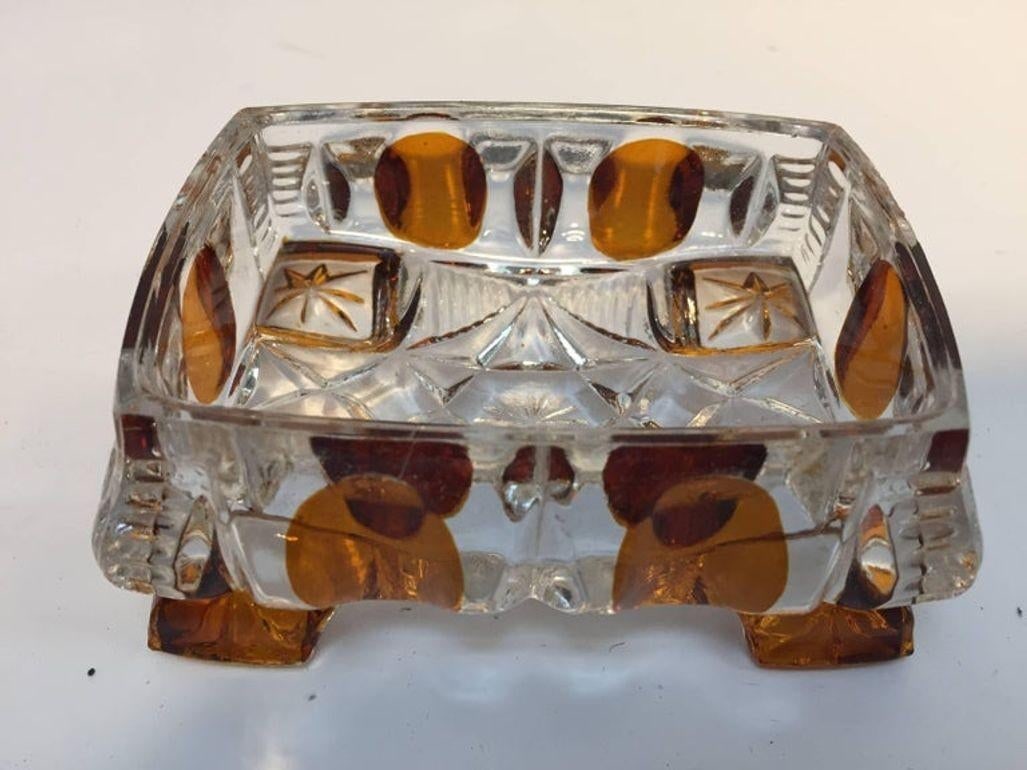Vintage 1930s Art Deco Karl Palda Crystal Vanity Set of Three Pieces - 10