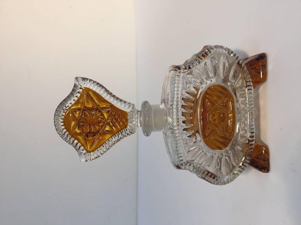 Vintage 1930s Art Deco Karl Palda Crystal Vanity Set of Three Pieces - 6