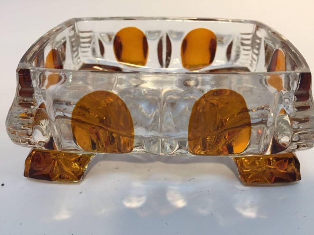 Vintage 1930s Art Deco Karl Palda Crystal Vanity Set of Three Pieces - 8