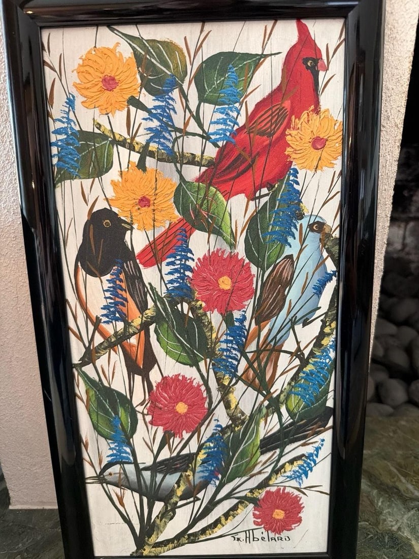 1960s Gesner Abelard Original Haitian Mid-Century Modern Painting - 6