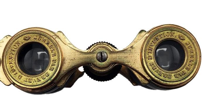 Antique "Breveté Par Dimension" Paris Opera Glasses Binoculars - Made in France - 5