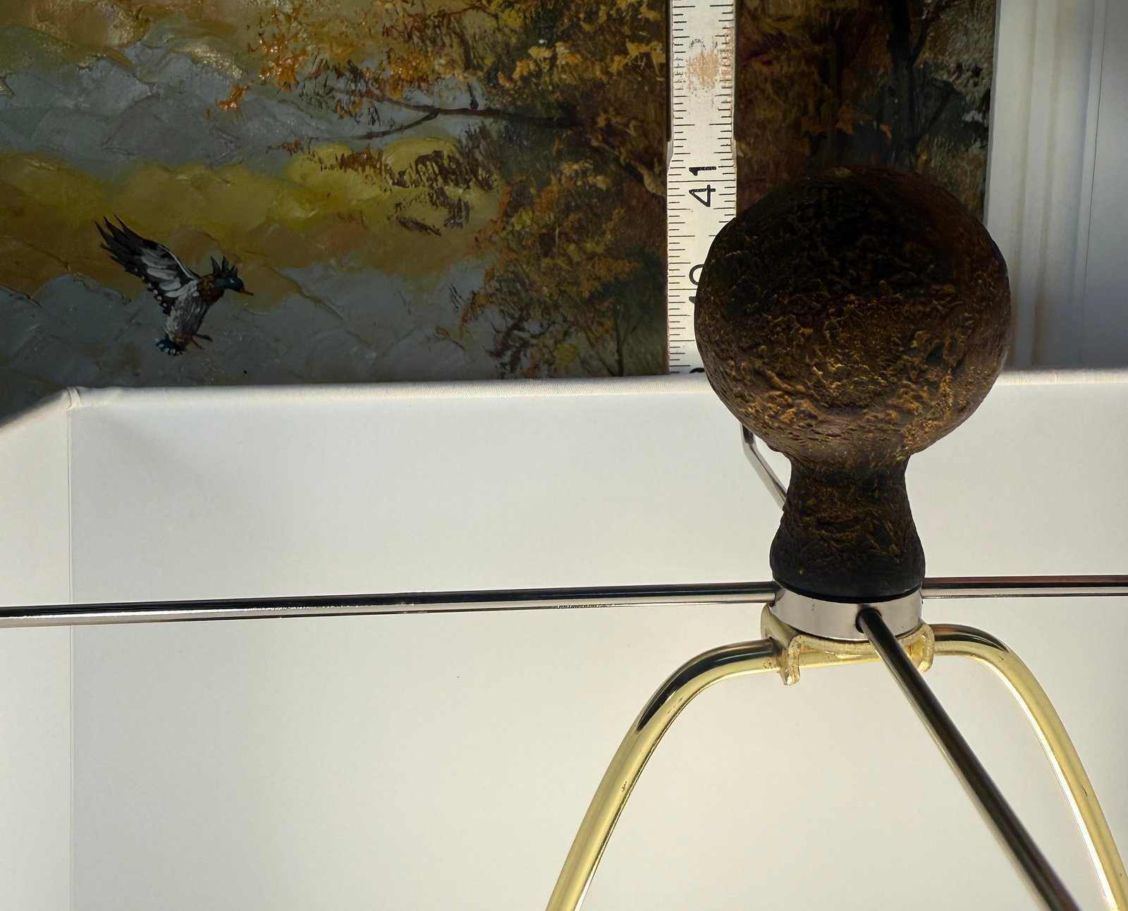 Forged Iron Table Lamp in Antique Finish - 9