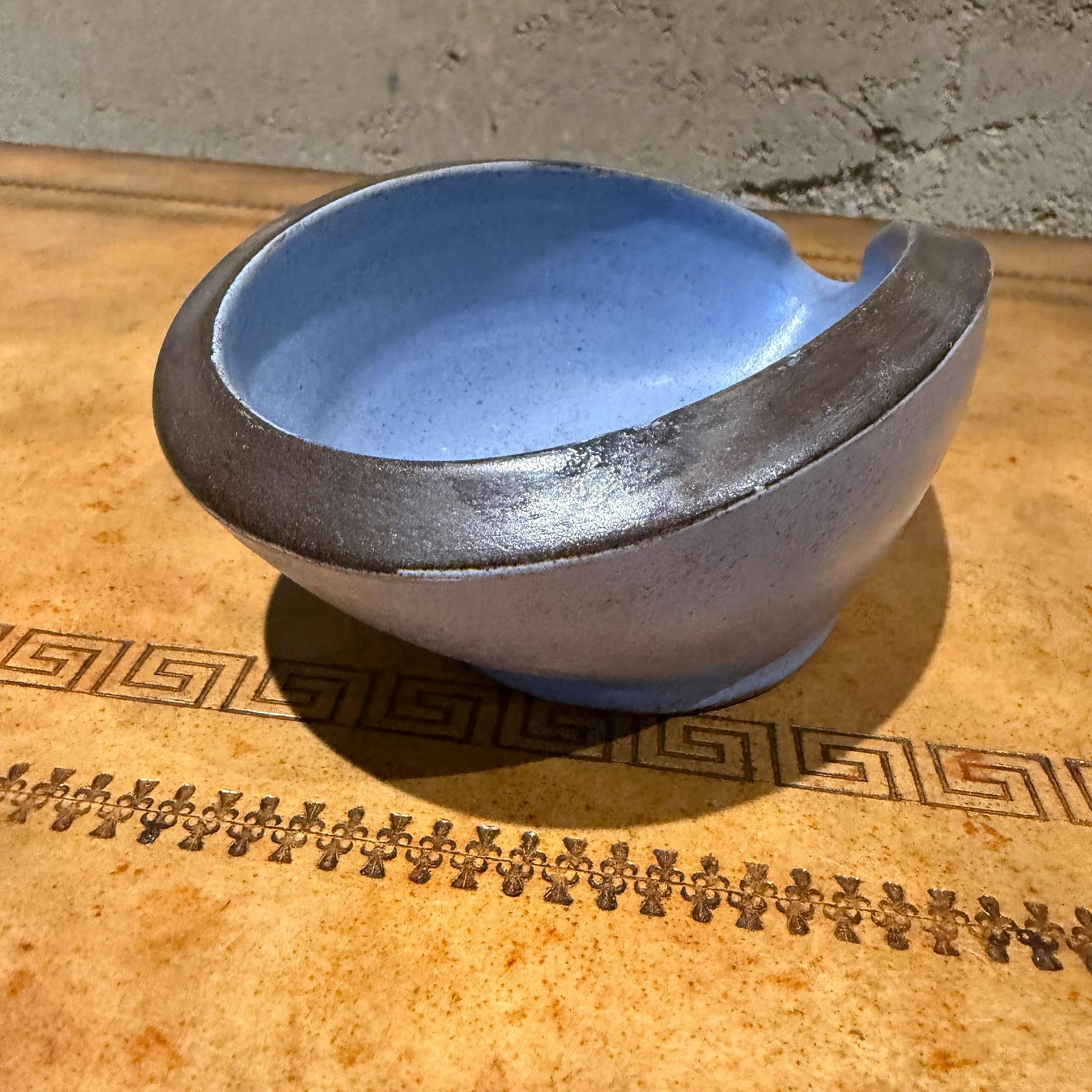 Vermeulen Holland Handmade Blue Pottery Bowl Dish Catch All Mid-Century - 10