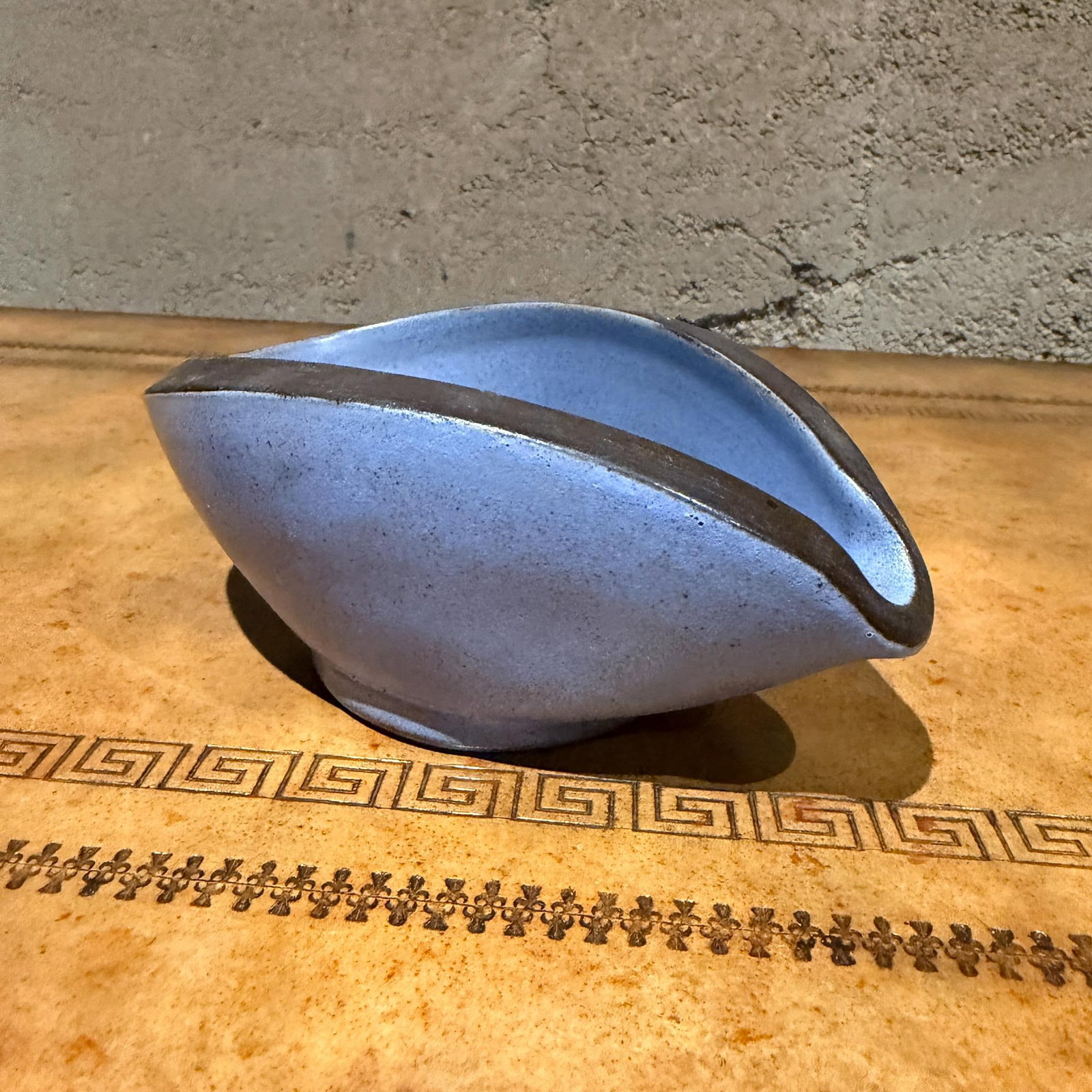 Vermeulen Holland Handmade Blue Pottery Bowl Dish Catch All Mid-Century - 11