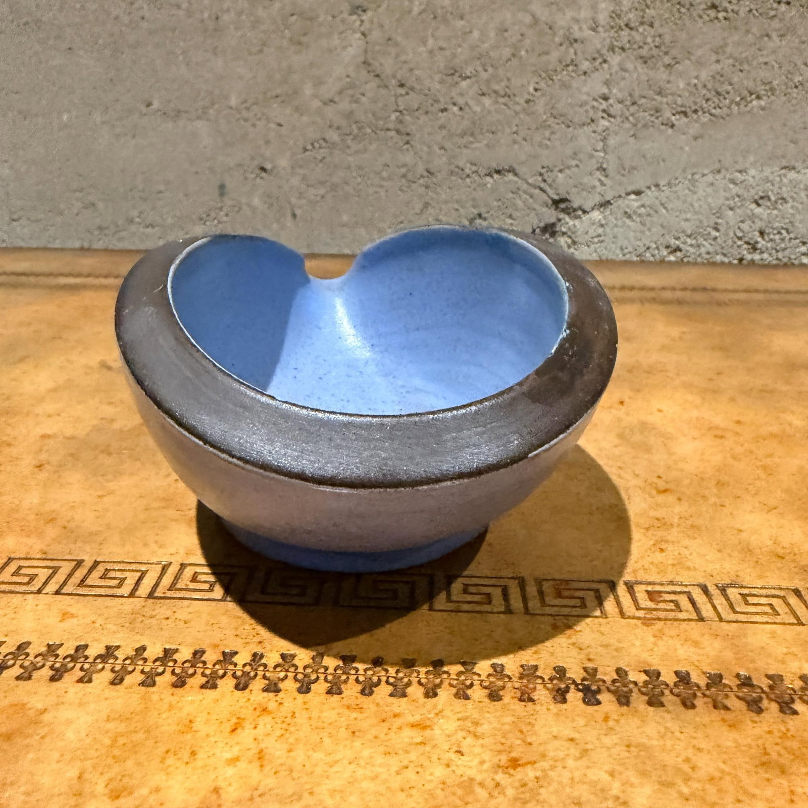Vermeulen Holland Handmade Blue Pottery Bowl Dish Catch All Mid-Century - 2