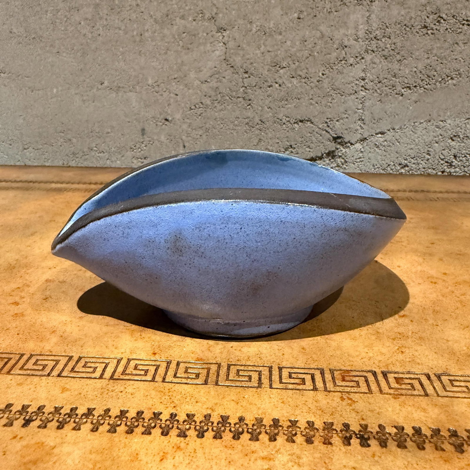 Vermeulen Holland Handmade Blue Pottery Bowl Dish Catch All Mid-Century - 4