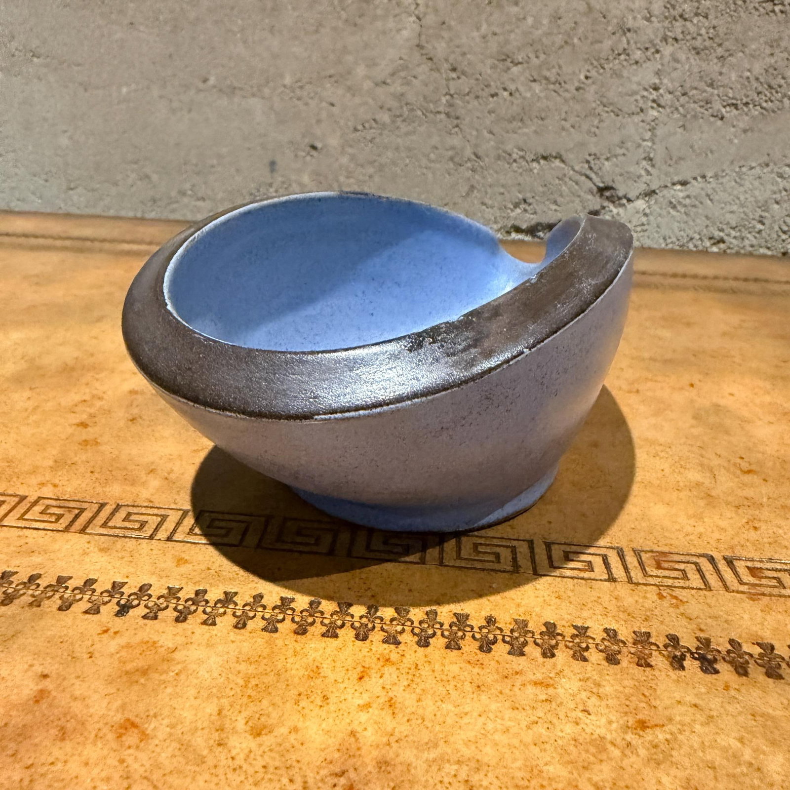Vermeulen Holland Handmade Blue Pottery Bowl Dish Catch All Mid-Century - 6