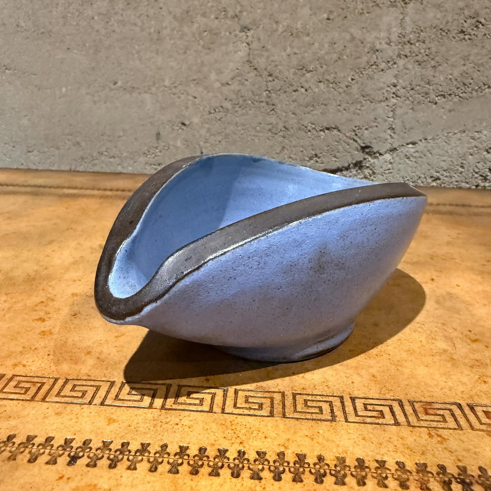 Vermeulen Holland Handmade Blue Pottery Bowl Dish Catch All Mid-Century - 7