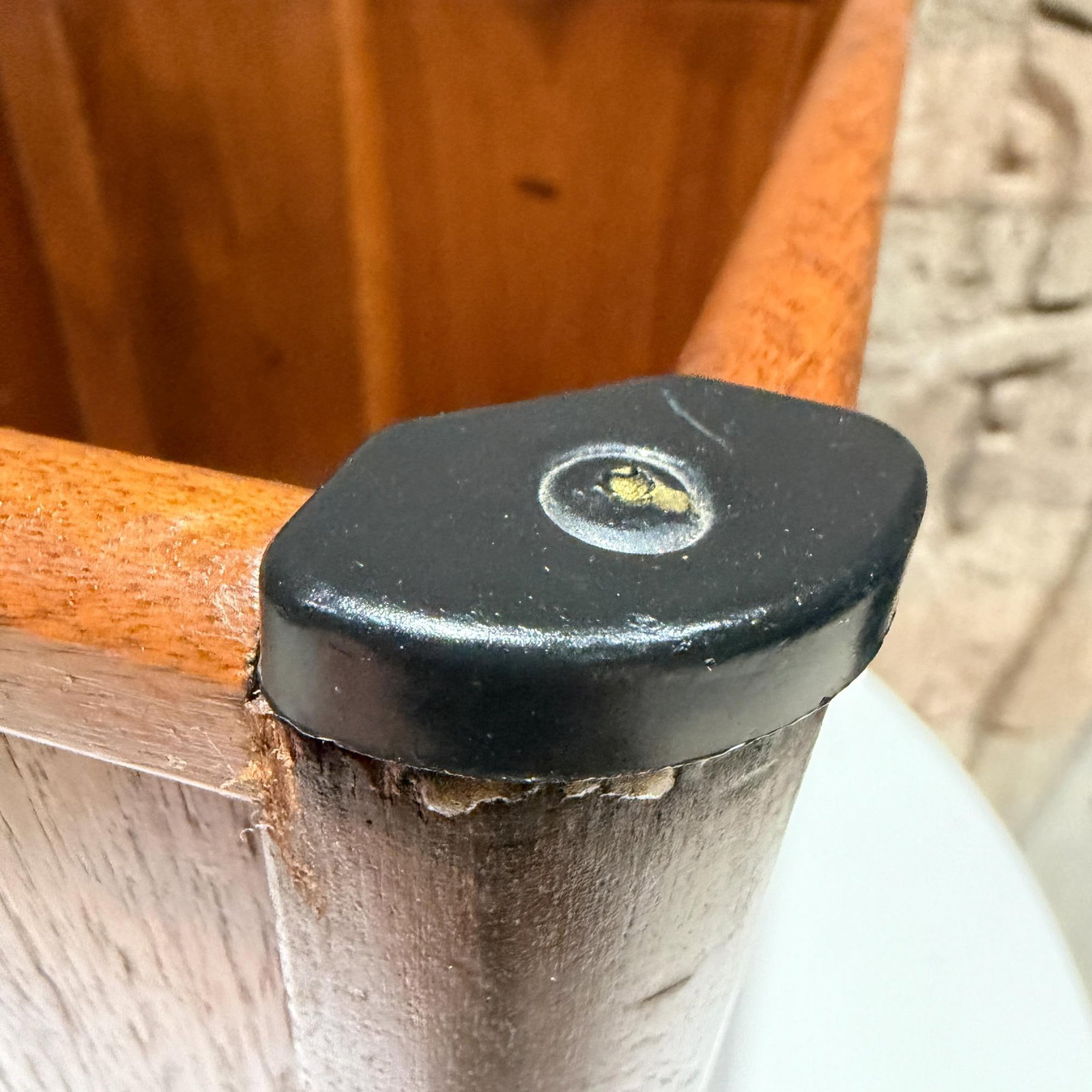 Mid-Century Modern Wood Walnut Waste Basket Paper Barrel Nucraft - 3