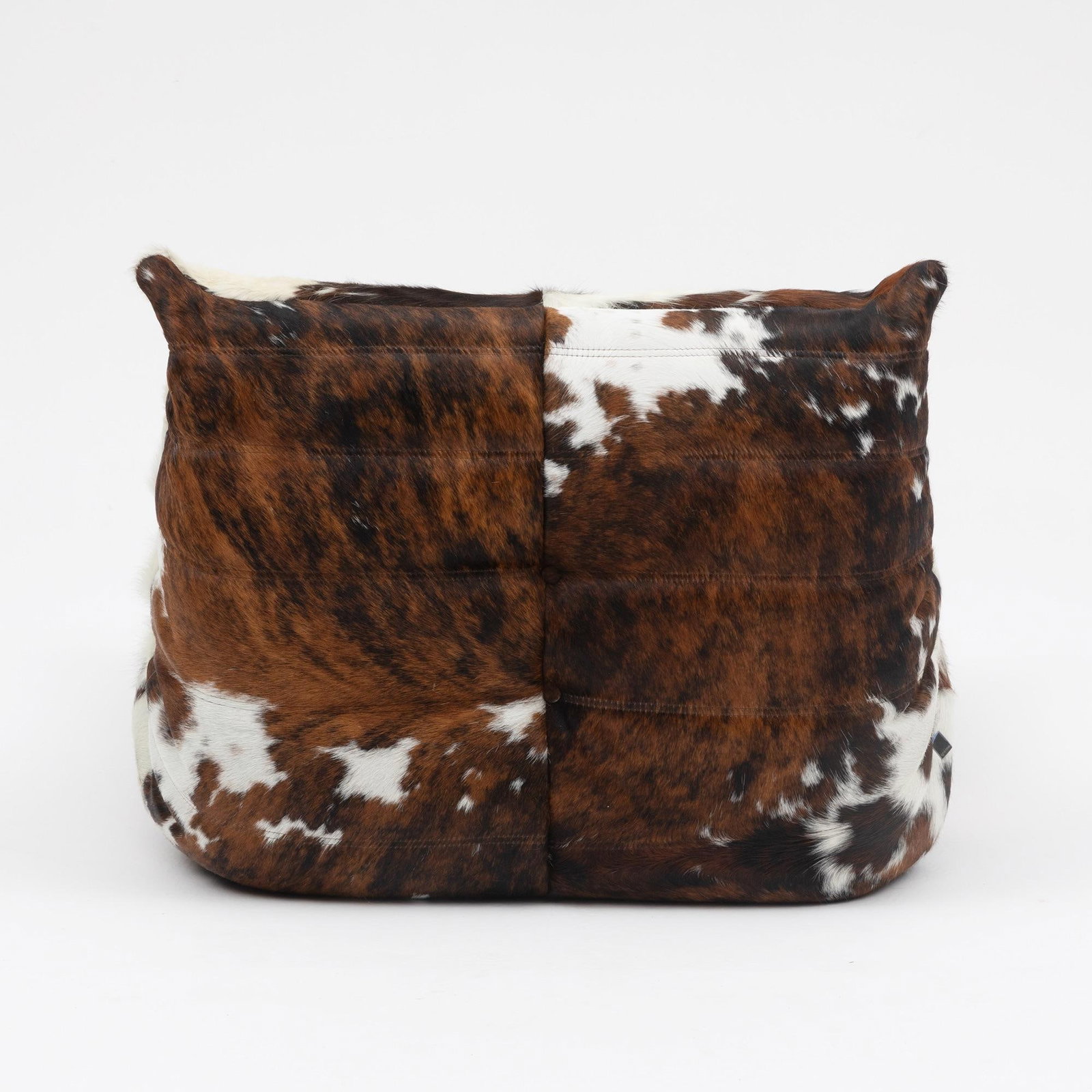 Vintage Ligne Roset Togo Fireside Chair in Natural Cowhide - Michel Ducaroy, 1970s - 14