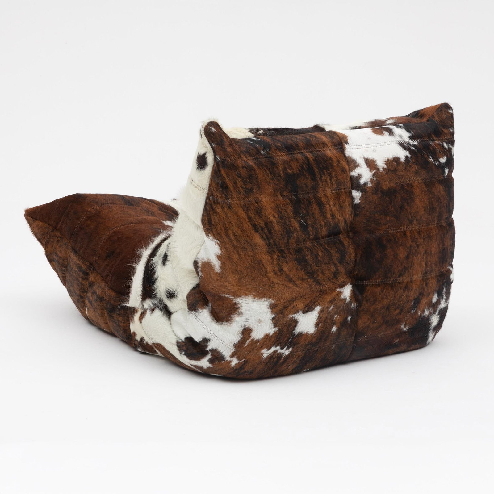 Vintage Ligne Roset Togo Fireside Chair in Natural Cowhide - Michel Ducaroy, 1970s - 6