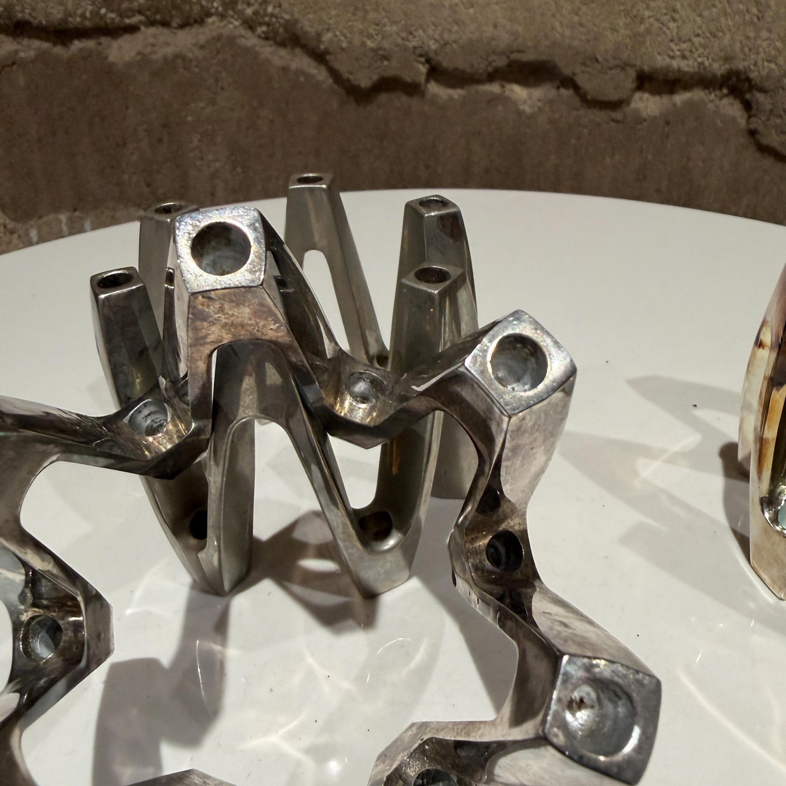 Silver-Plated Candle Holder Crown Model Jens Quistgaard Dansk Designs - 13