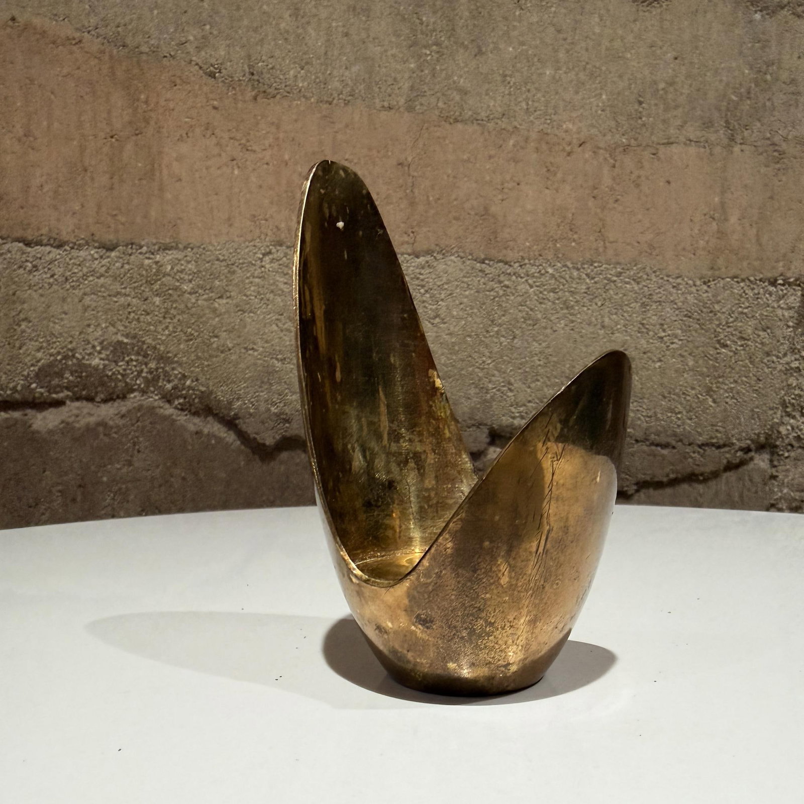 An Abstract Mid-Century Modern Candle Holder Schiaparelli Style - 2