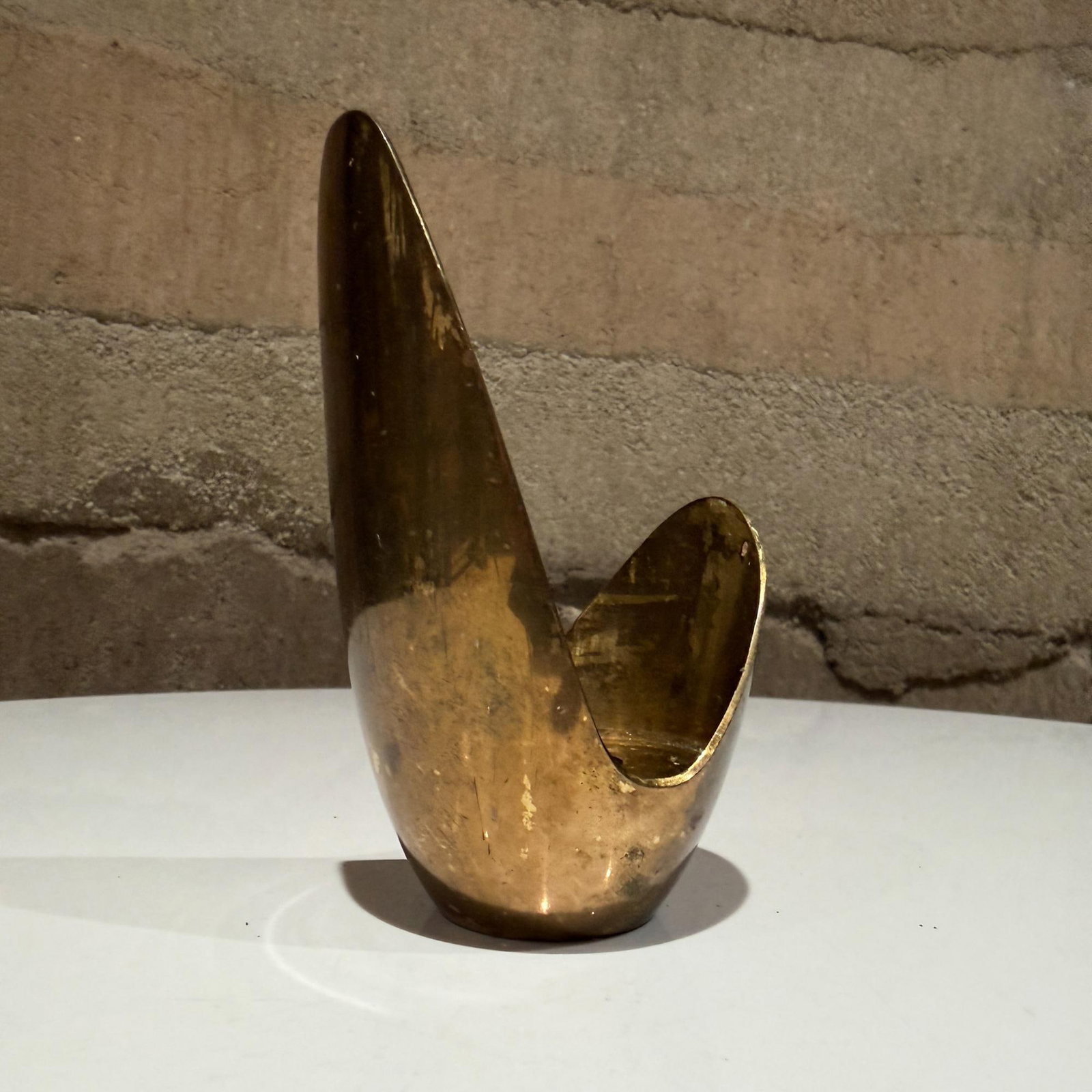 An Abstract Mid-Century Modern Candle Holder Schiaparelli Style - 3