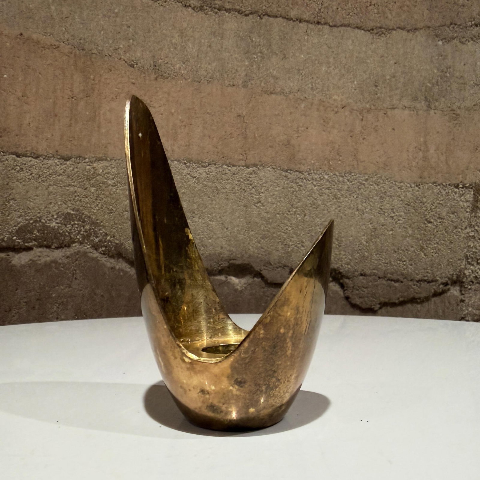 An Abstract Mid-Century Modern Candle Holder Schiaparelli Style - 5