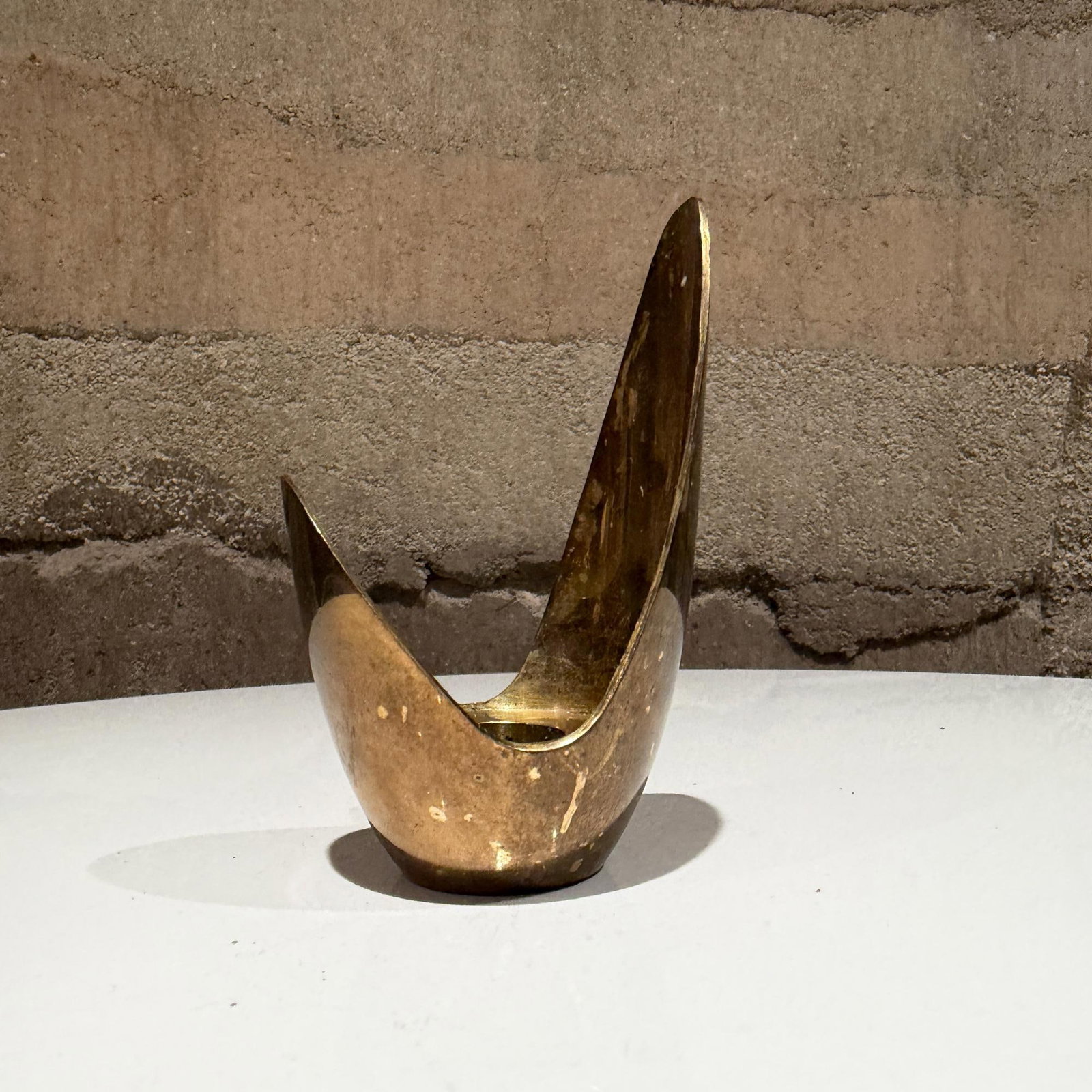 An Abstract Mid-Century Modern Candle Holder Schiaparelli Style - 6
