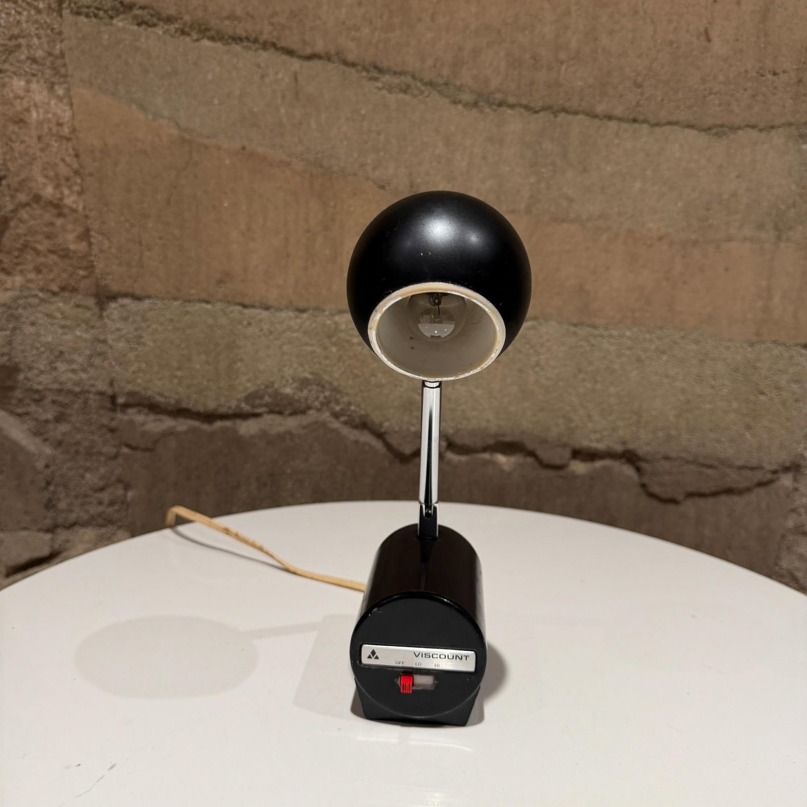 1960s Space Age Desk Lamp by Viscount Japan After Lightolier Lytegem - 2