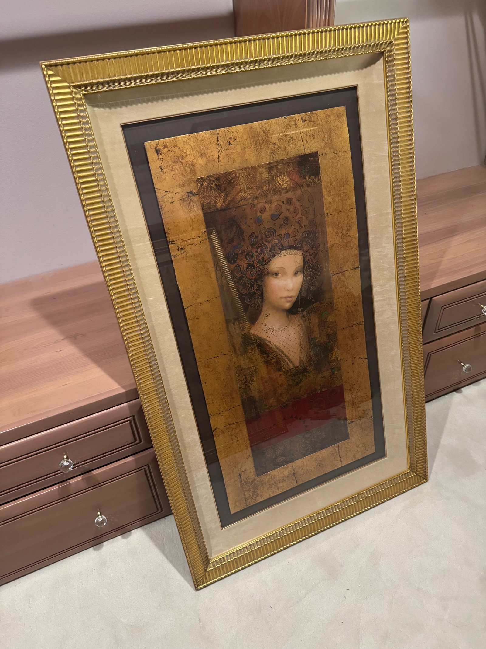 Late 20th Century Csaba Markus "Lucia" Limited Edition Signed Serigraph Ap 6/46 – Gilt Frame, - 2