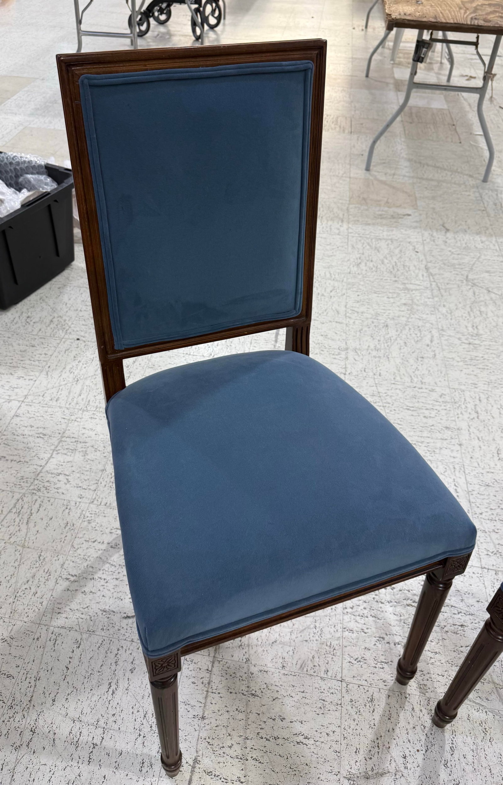 1930s Ballard Designs Upholstered Chairs Set of 2 - Made in Italy - 2