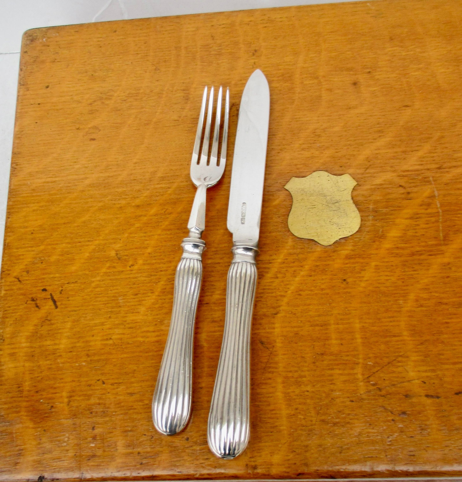 1900s Dixon Fruit Set in Original Case Circa 1900 - 24 Pieces - 2