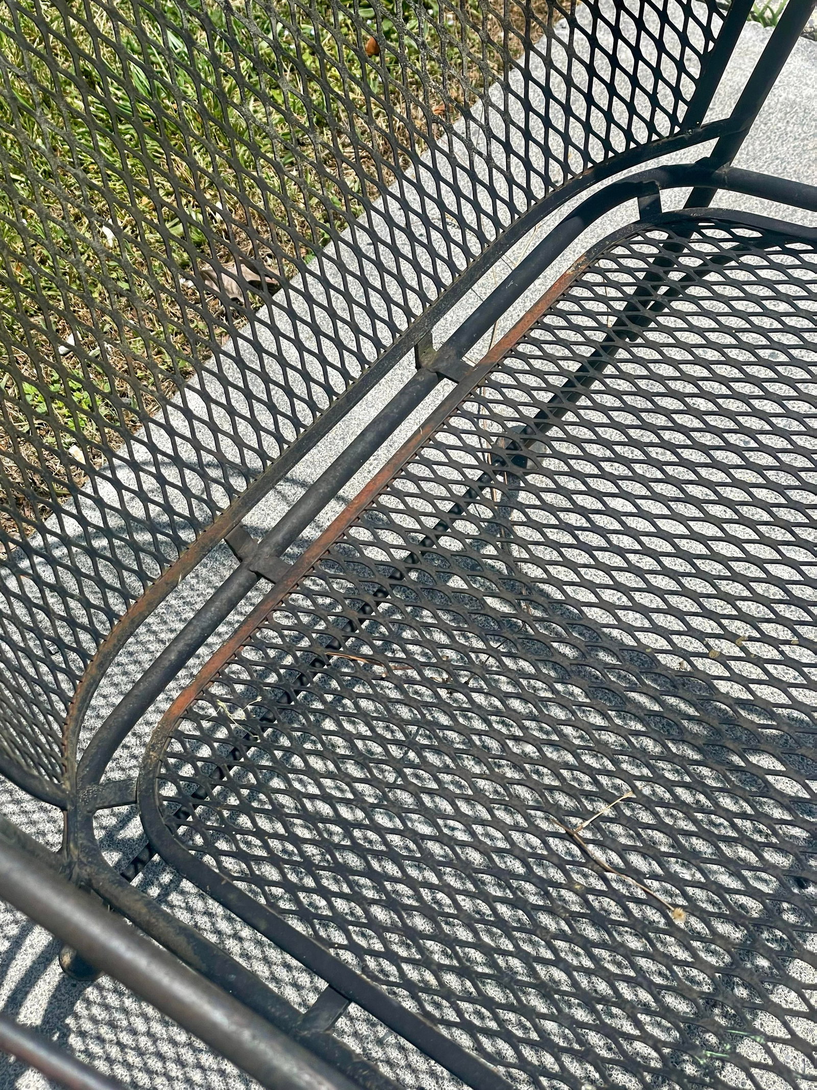Mid 20th Century Russell Woodard Grapevine Barrel Back Wrought Iron Grape Pair of Chairs - 11
